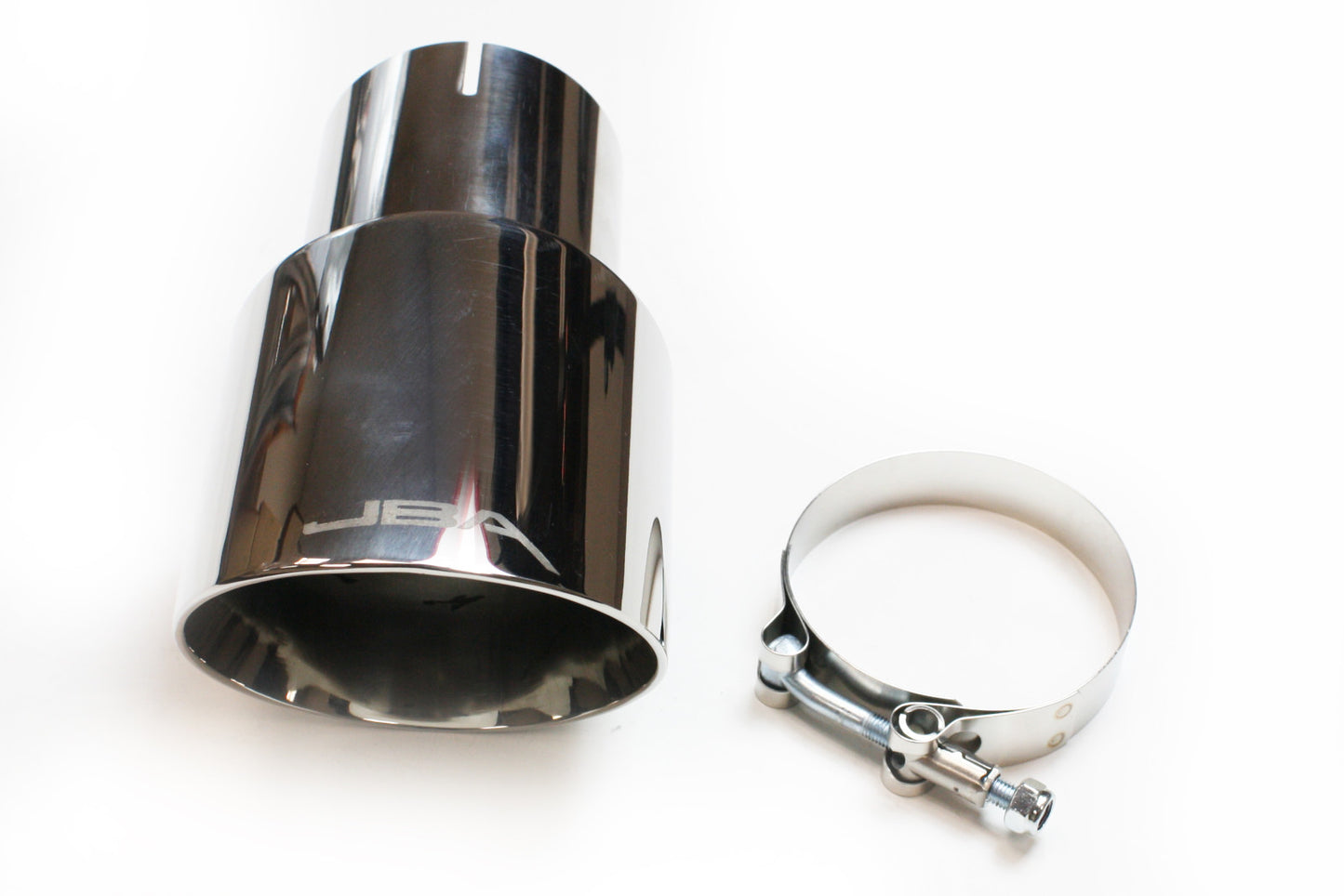 JBA 3 x 4 x 7 1/4 Double Wall Polished S/S Chrome Tip 12-08272