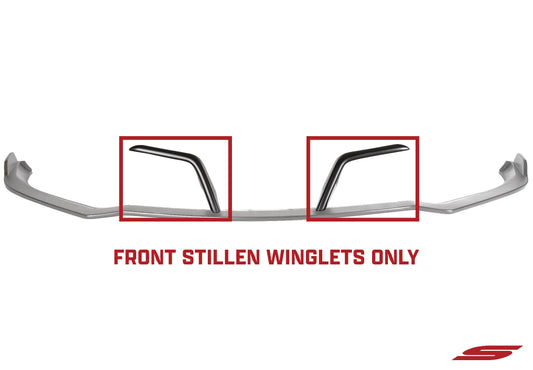 Stillen 2017-2022 Infiniti Q60 3.0t Front Winglets - KB11231