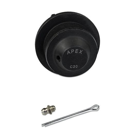 Apex Chassis Heavy Duty Ball Joint Kit Fits: 01-06 Silverado/Sierra 1500/2500/3500 00-10 Yukon XL 2500 03-09 Hummer H2 02-06 Avalanche 2500 Includes: 1 Upper & 1 Lower KIT205-JJSP
