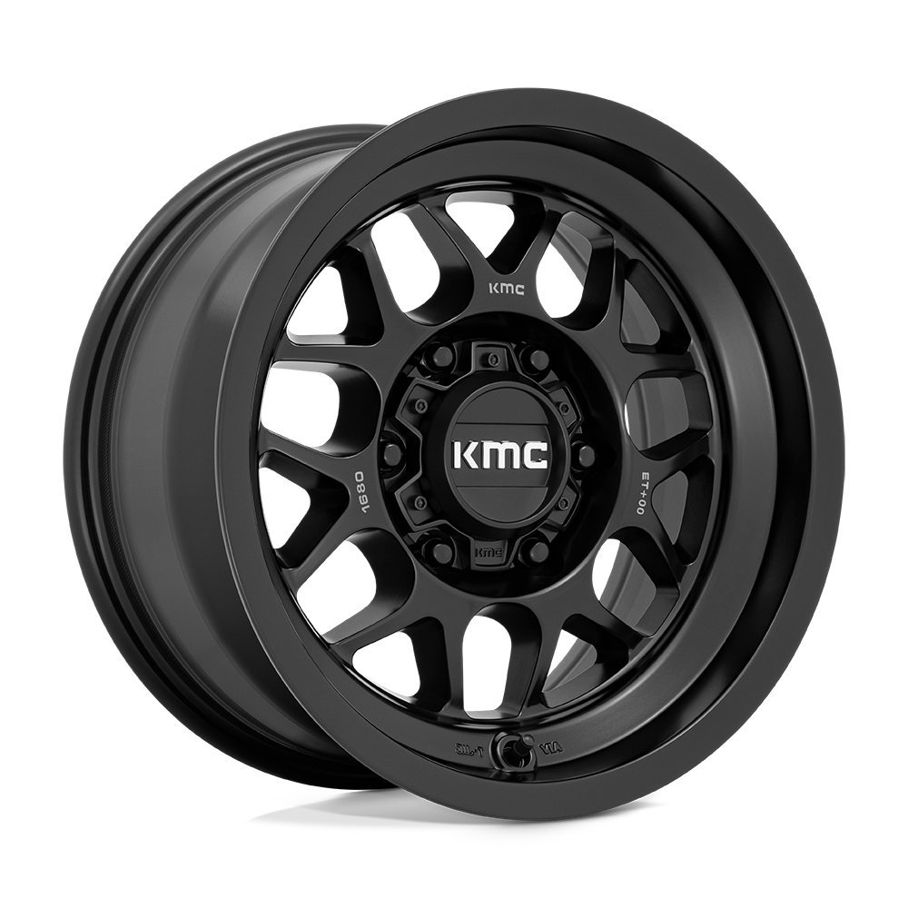KM725 16X8 6X5.5 S-BLK 0MM