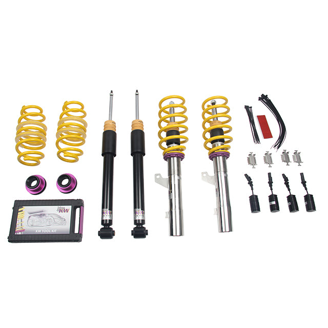KW Suspensions 1528000R KW V2 Coilover Kit Bundle - Volkswagen Golf VII R GTI incl. EDC Bundle