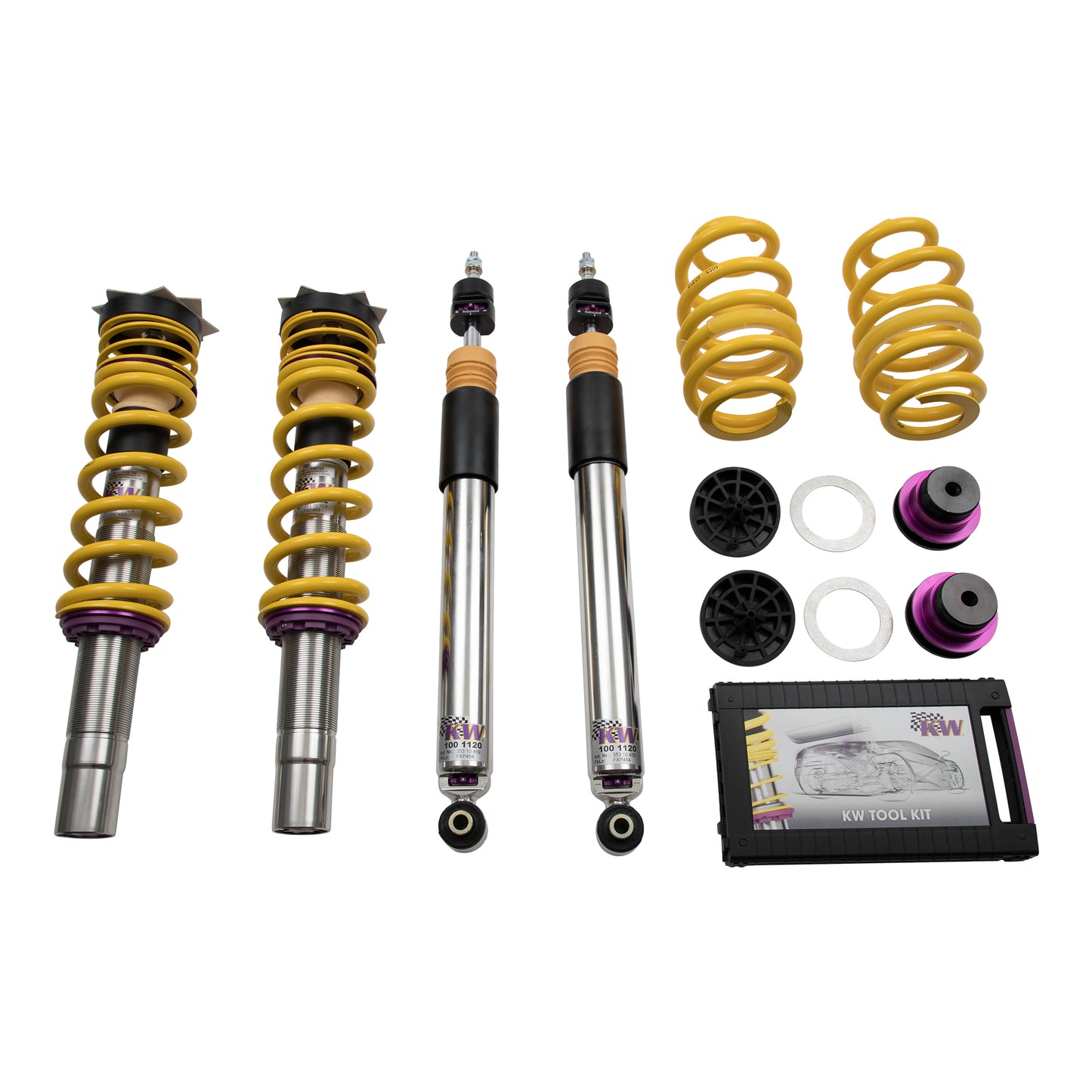 KW Suspensions 352100BS KW V3 Coilover Kit - Audi S5 RS5 (B9); 48.5mm without electronic dampers