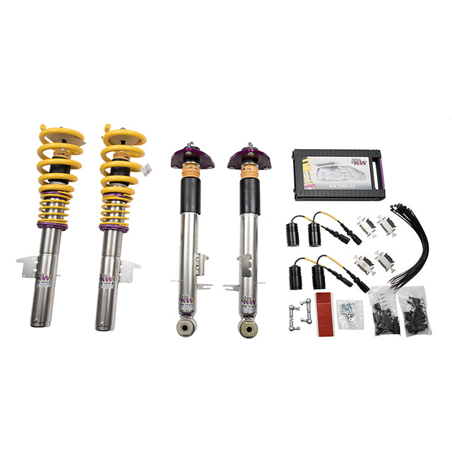 KW Suspensions 35220089 KW V3 Coilover Kit Bundle - BMW X6 M for vehicles equipped with EDC