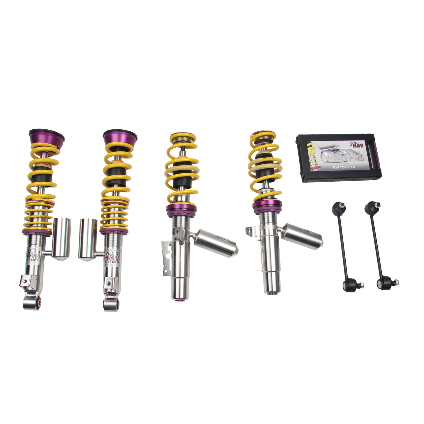 KW Suspensions 35271003 KW V3 Coilover Kit - Porsche 911 (996) Turbo