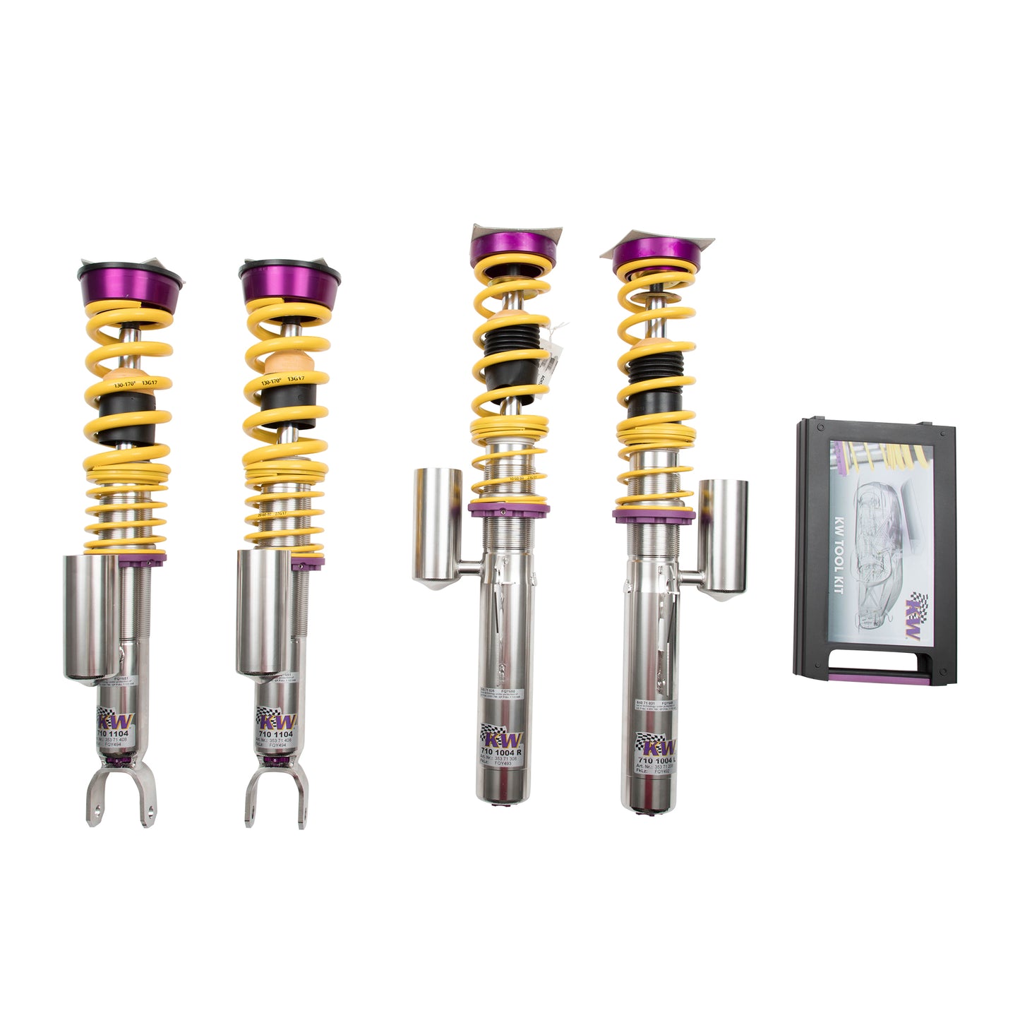 KW Suspensions 35271015 KW V3 Coilover Kit - Porsche 911 (997) Carrera Carrera S Convertible without PASM