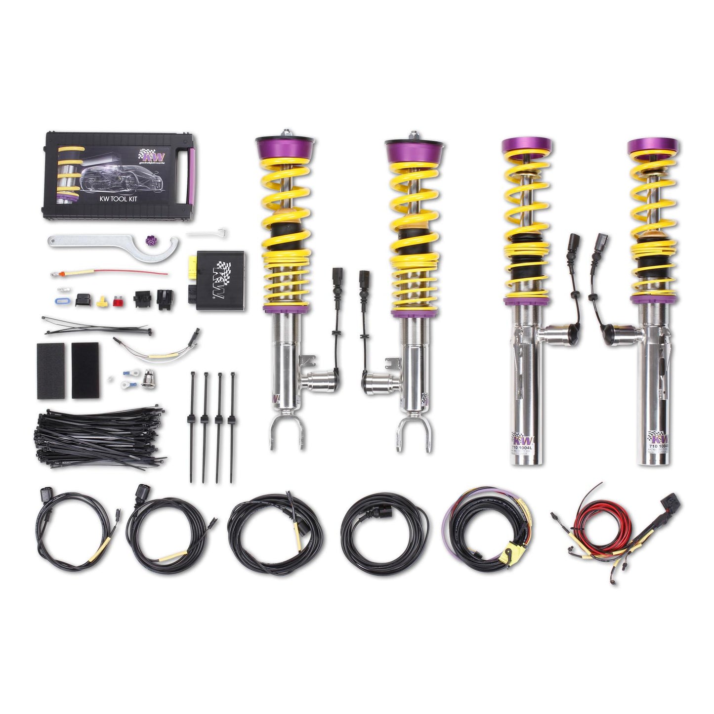 KW Suspensions 39071001 KW DDC ECU Coilover Kit - Porsche 911 (997) Carrera 2