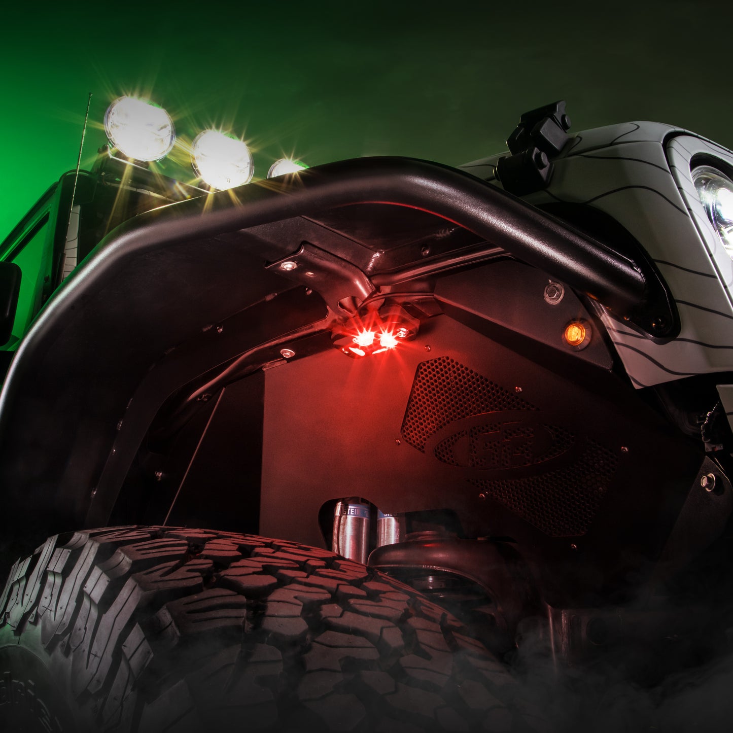 PROJECT X RGBW ROCK LIGHT LM538819-1