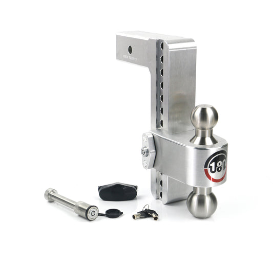 Weigh Safe Turnover Ball 10" Drop Hitch With 2.5" Shank Keyed Alike WS05 Included LTB10-2.5-KA