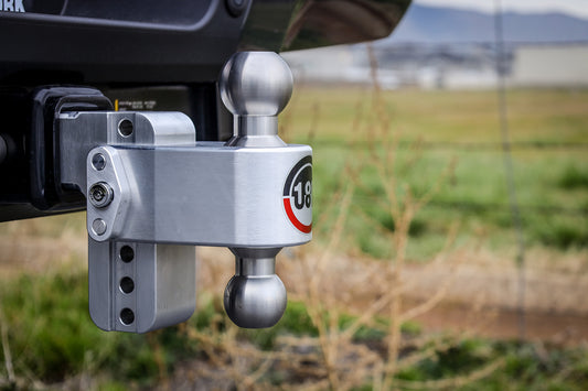 Weigh Safe Turnover Ball 4" Drop Hitch With 2.5" Shank LTB4-2.5