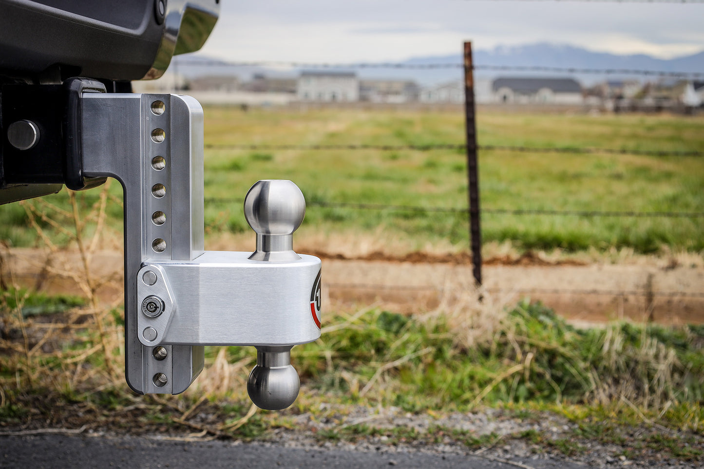 Weigh Safe Turnover Ball 8" Drop Hitch With 3" Shank LTB8-3