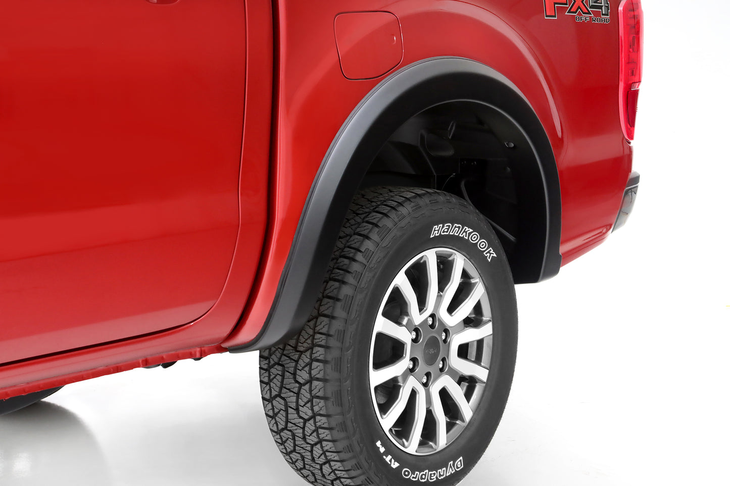 Lund SX133SB Sport Style Fender Flare Set - Rear Smooth 2-Piece Set For 2019-2022 Ford Ranger