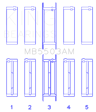 King Engine Bearings MB5503AM