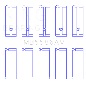 King Engine Bearings MB5586AM