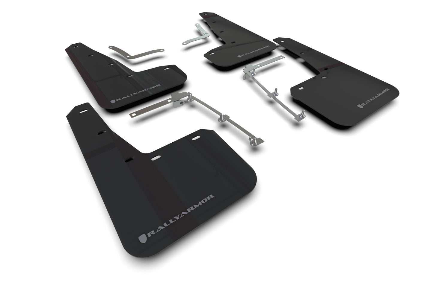 Rally Armor MF74-UR-BLK/GRY - 2020-22 Toyota GR Yaris Hatch - Black Mud Flap/Grey Logo