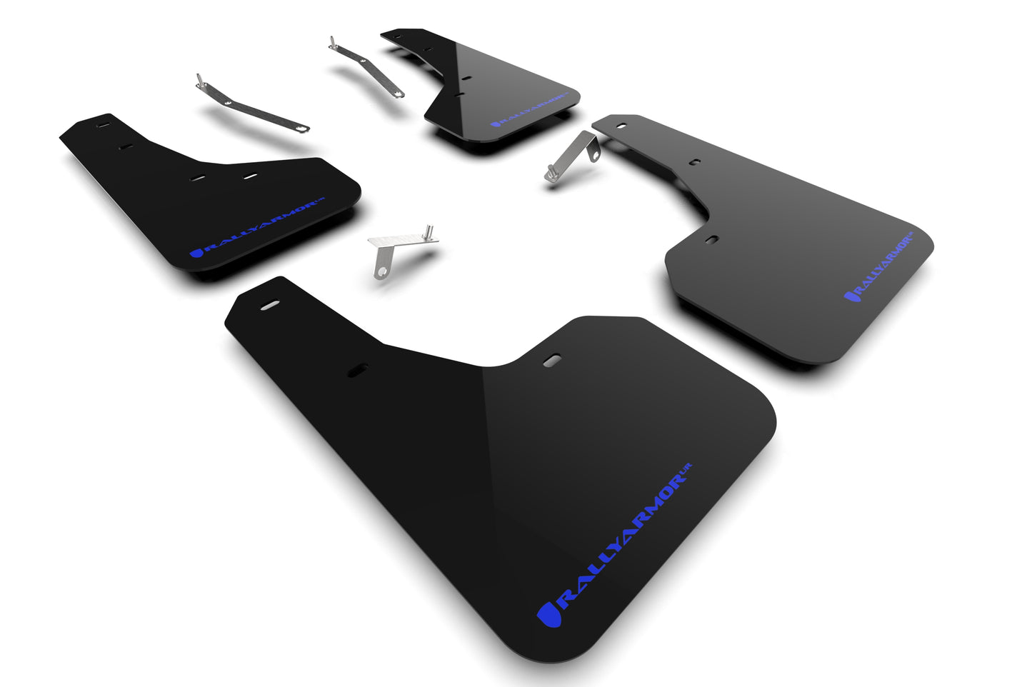 Rally Armor MF82-UR-BLK/BL - 2022+ Subaru Forester & Forester Wilderness - Black Mud Flap/Blue Logo