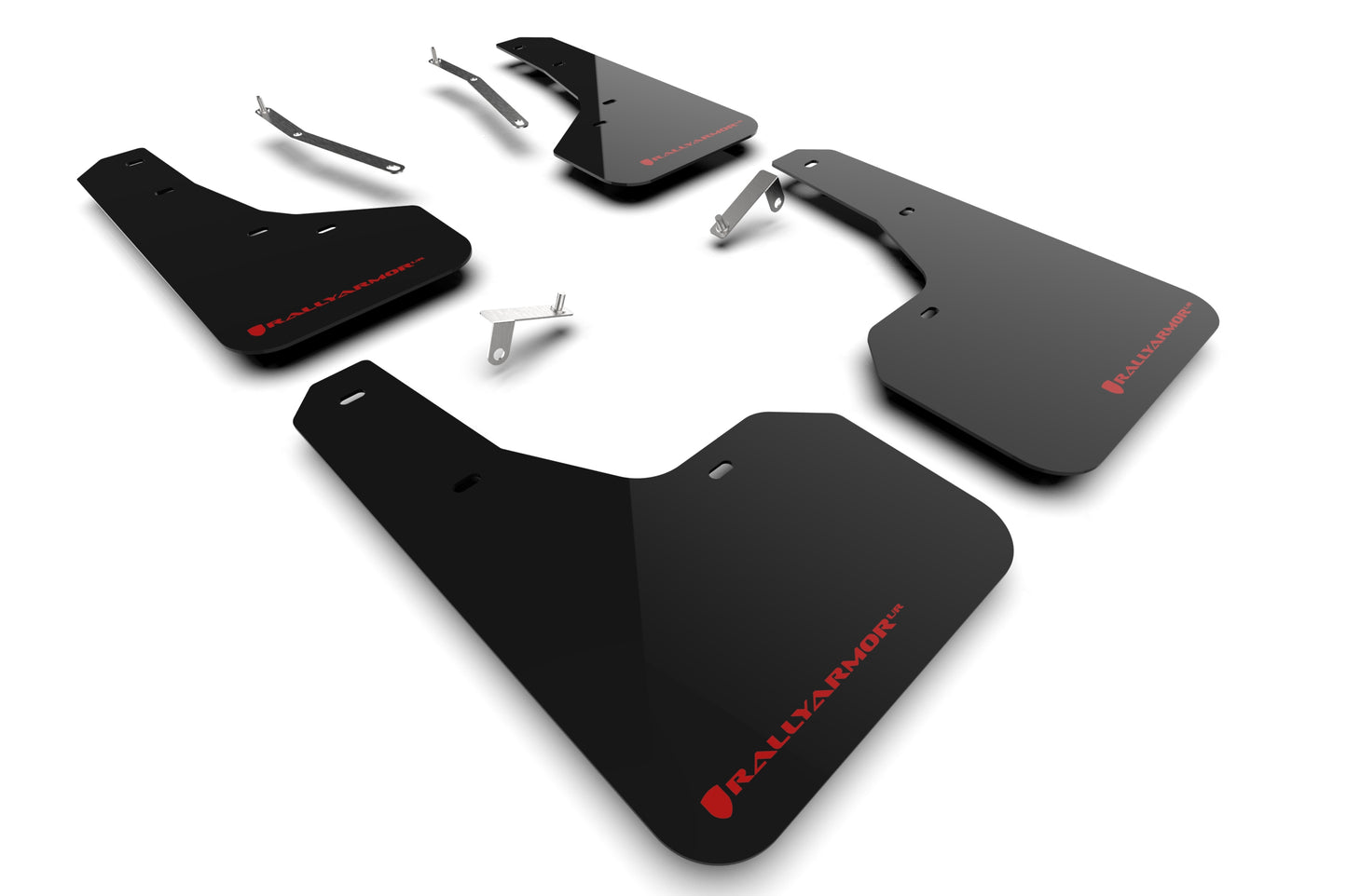 Rally Armor MF82-UR-BLK/RD - 2022+ Subaru Forester & Forester Wilderness - Black Mud Flap/Red Logo