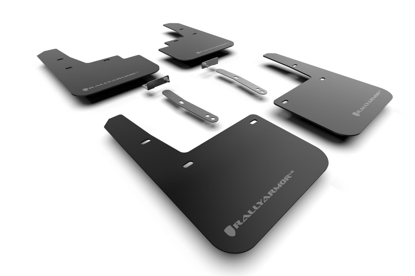 Rally Armor MF93-UR-BLK/GRY - 2022 Hyundai Kona N Line - Black Mud Flap/Grey Logo