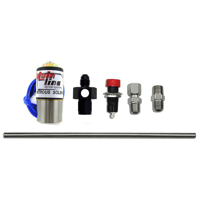 Nitrous Express NITROUS PURGE VALVE (4AN MANIFOLD PUSH BUTTON AND VENT TUBE) NX-ML15600