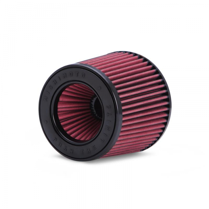 Mishimoto Powerstack Performance Air Filter 3 In. Inlet 5 In. Filter Length Red MMAF-3005S