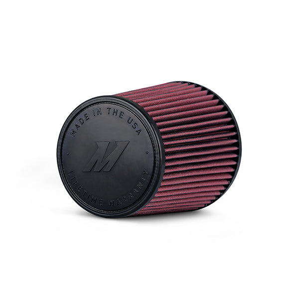 Mishimoto Performance Air Filter 4 In. Inlet 7 In. Filter Length Red MMAF-4007