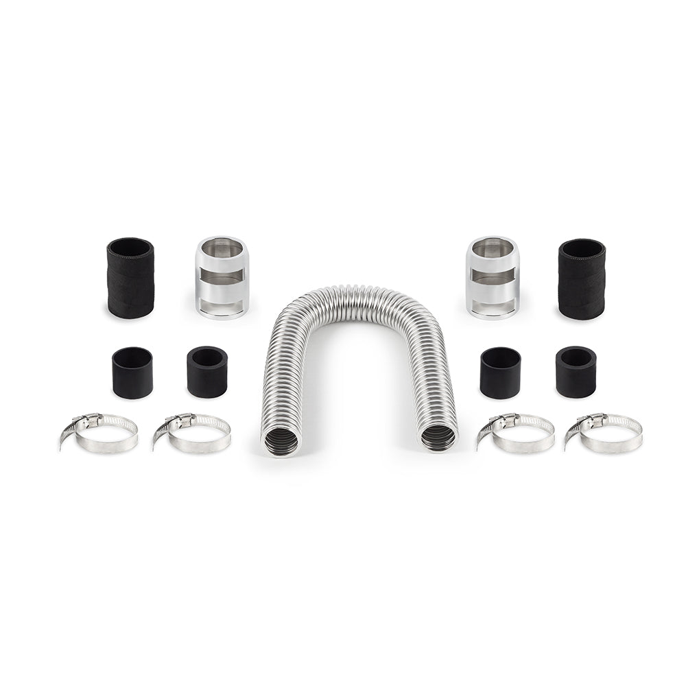 Mishimoto Universal Flexible Stainless Steel Radiator Hose Kit, 24", Chrome MMAH-U24C
