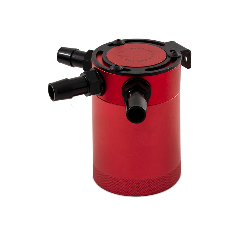 Mishimoto Compact Baffled Oil Catch Can 3-Port MMBCC-CBTHR-RD