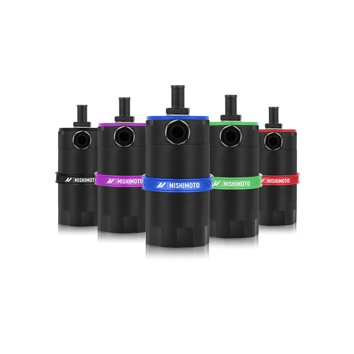 Mishimoto Baffled Oil Catch Can Red MMBCC-UNI-RD