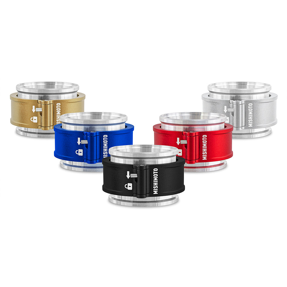 Mishimoto Quick Release Clamp Assembly, 2.5in Black MMCLAMP-QD-25BK