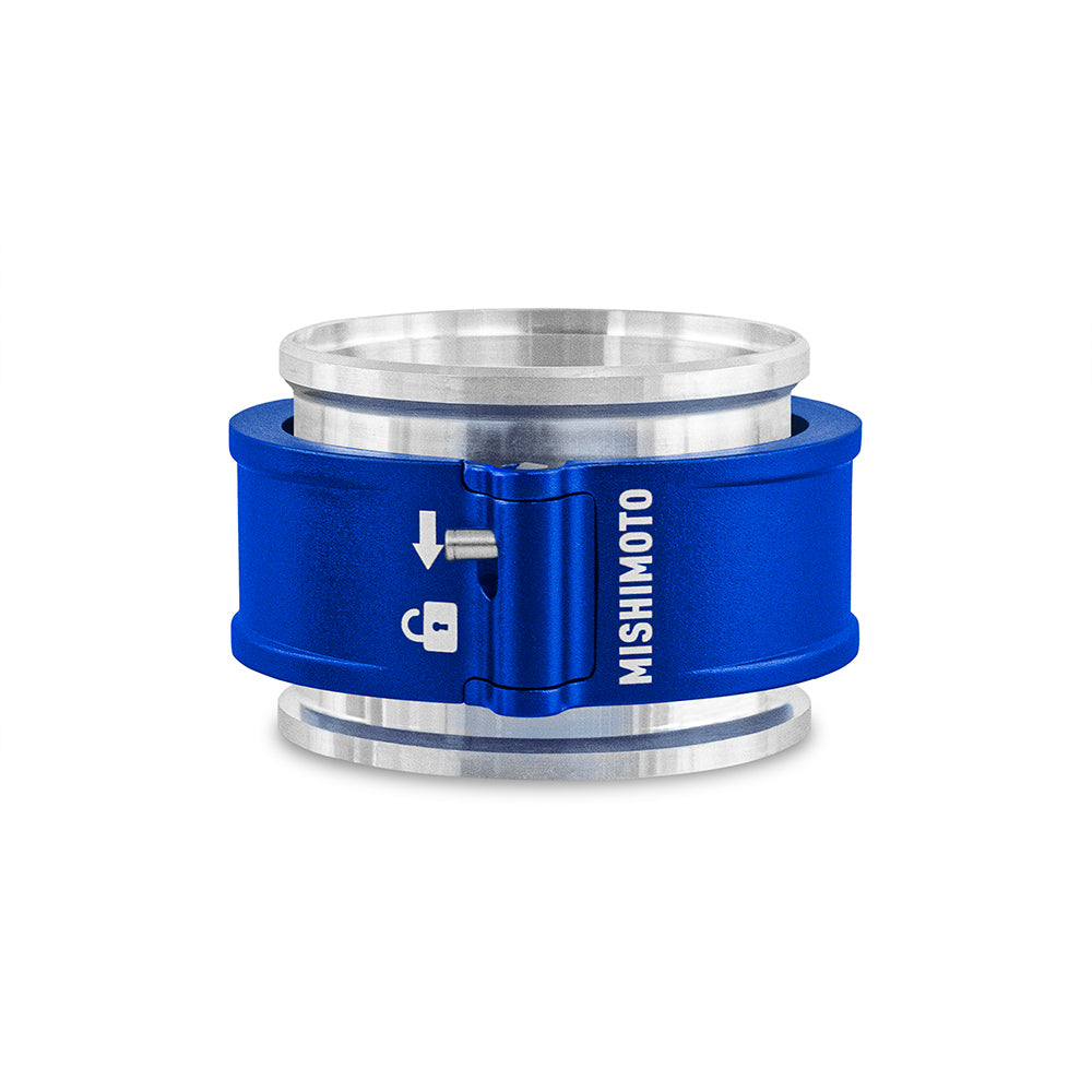 Mishimoto Quick Release Clamp Assembly, 2.5in Blue MMCLAMP-QD-25BL