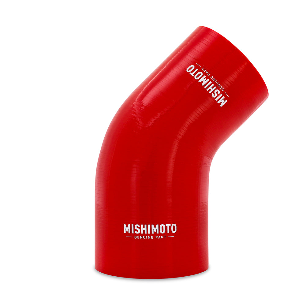 Mishimoto 45-Degree Silicone Transition Coupler, 3.00-in to 3.75-in, Red MMCP-R45-30375RD