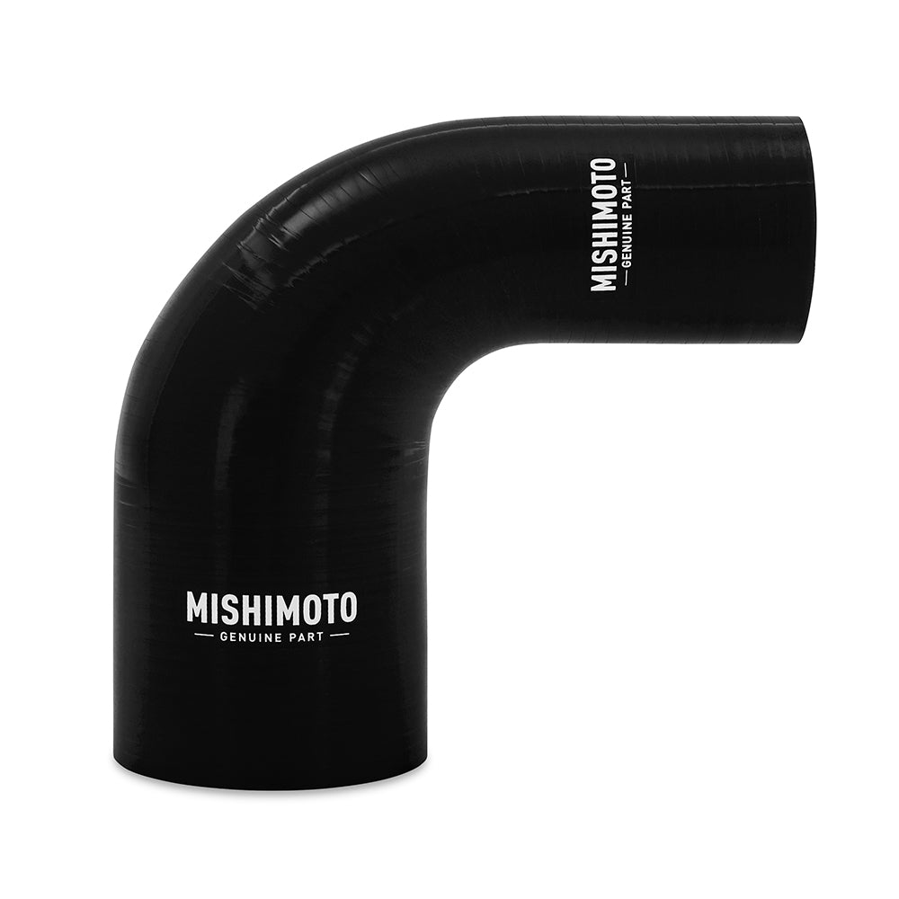 Mishimoto 90-Degree Silicone Transition Coupler, 1.75-in to 2.50-in, Black MMCP-R90-17525BK