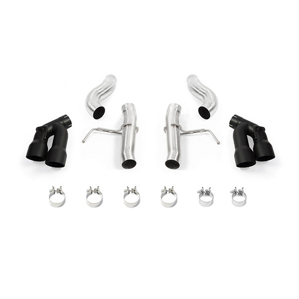 Mishimoto Chevrolet Camaro 2.0T/V6 Quad-Tip Race Axle-Back Exhaust, 2016+ Black Tips MMEXH-CAM4-16AQTRBK