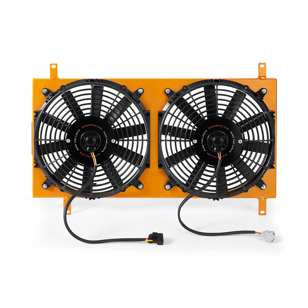 Mishimoto Performance Aluminum Fan Shroud Kit, fits Mazda Miata 1990-1997, Gold MMFS-MIA-90GD