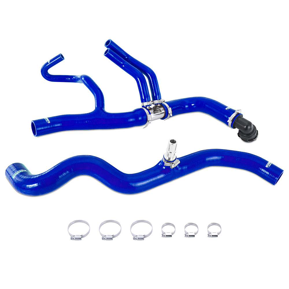 Mishimoto Silicone Coolant Hose Kit, Fits 2017 Ford Raptor 3.5L EcoBoost, Blue MMHOSE-F35T-17BL