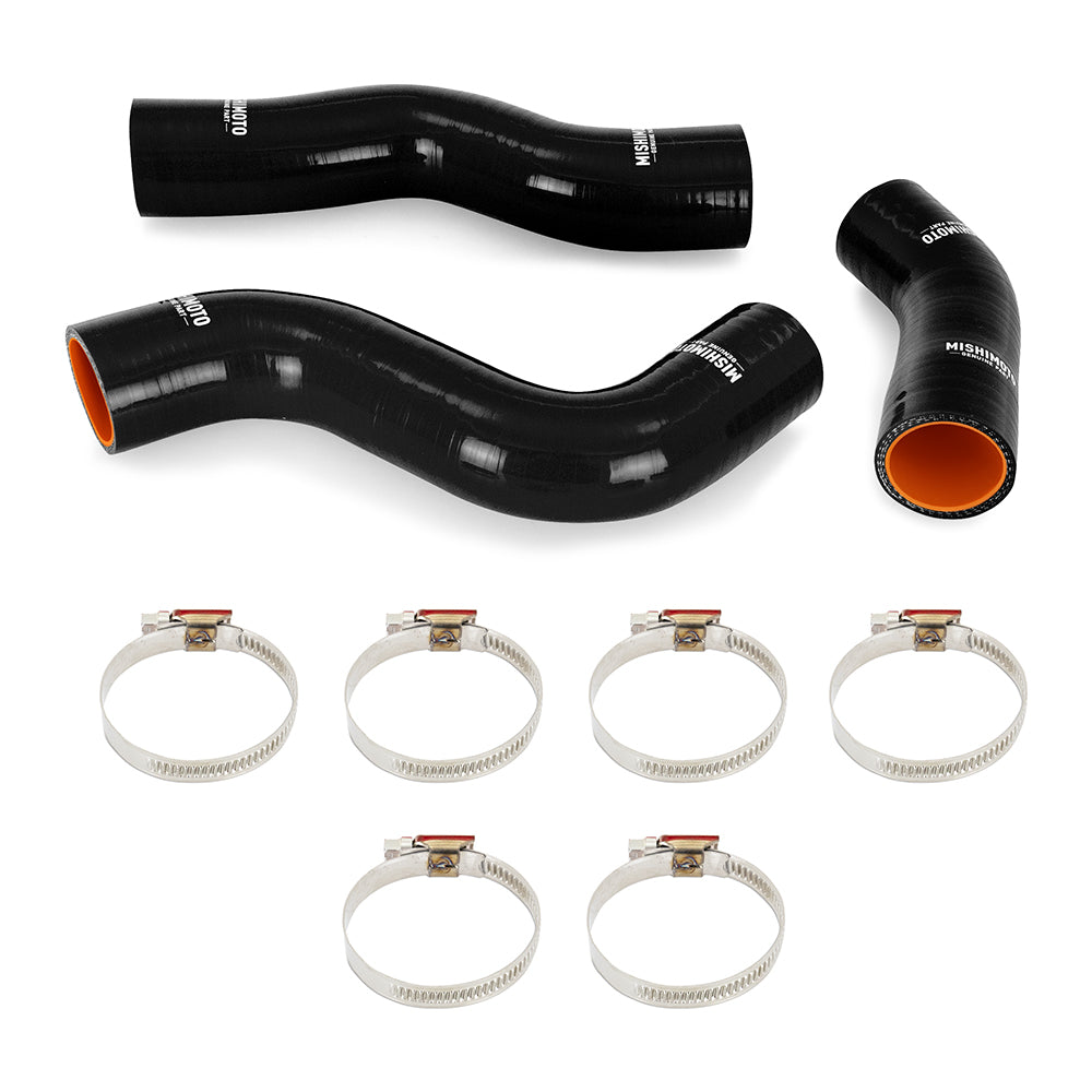 Mishimoto Silicone Radiator Hose Kit, fits Toyota Land Cruiser 4.5L 1992-1997, Black MMHOSE-LCR-92BK