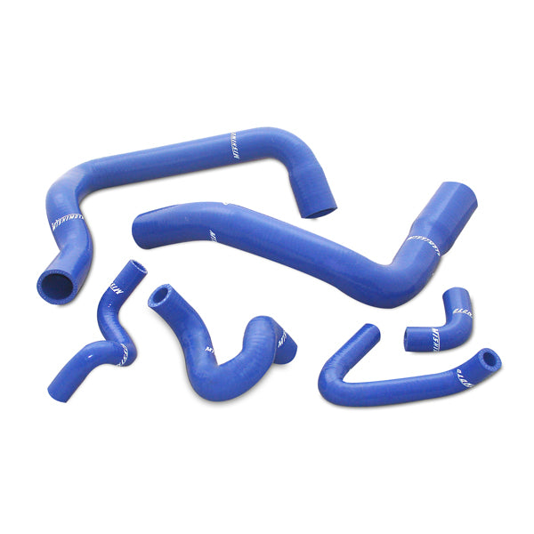 Mishimoto Ford Mustang GT/Cobra Silicone Radiator Hose Kit,1986-1993, Blue MMHOSE-MUS-86BL