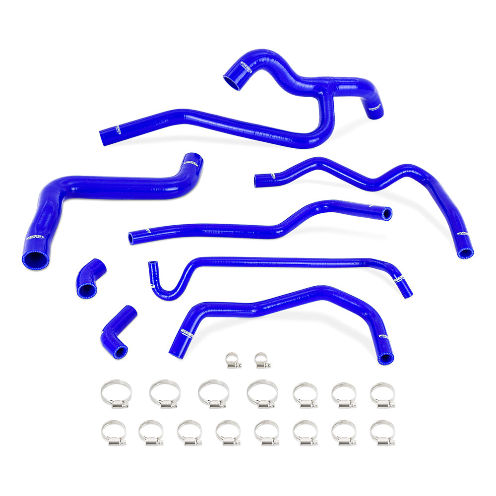 Mishimoto Silicone Radiator & Heater Hose Kit, fits Ford Mustang V6 4.0L 2005-2010, Blue MMHOSE-MUS40-05BL
