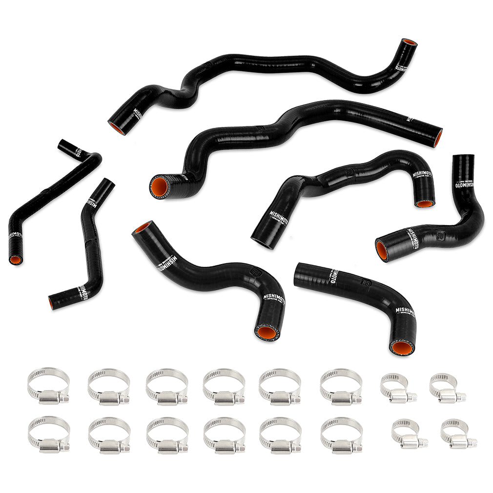 Mishimoto Silicone Intercooler Coolant Hose Kit, fits Infiniti Q50/Q60 3.0T 2016+, Black MMHOSE-Q50-16ANCBK