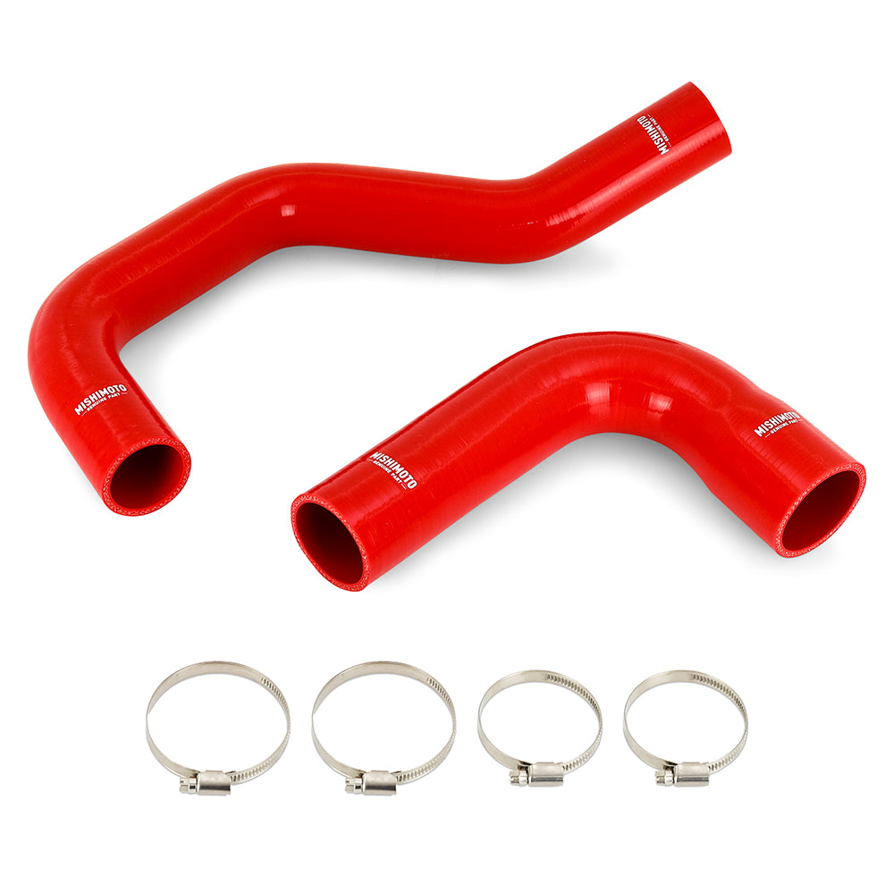 Mishimoto Silicone Radiator Hose Kit, fits Dodge 5.9L Cummins 1991-1993, Red MMHOSE-RAM-91RD