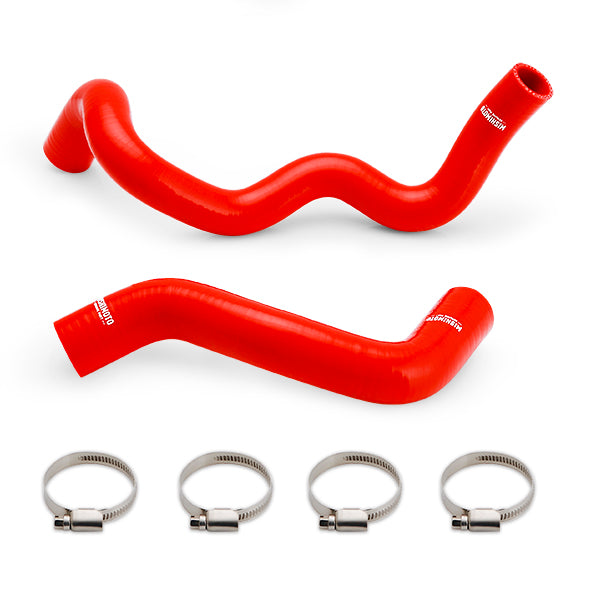 Mishimoto 2016-2018 Ford Focus RS Silicone Radiator Hoses, Red MMHOSE-RS-16RD