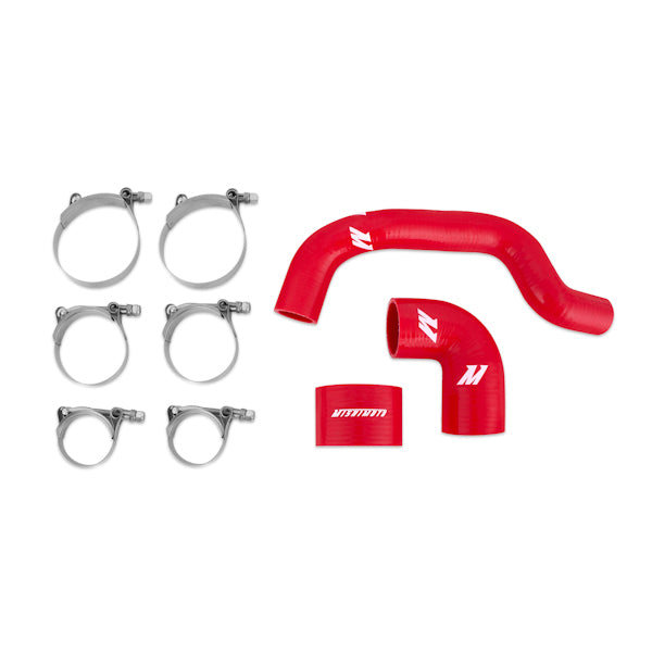 Mishimoto Subaru WRX STI USDM Silicone Intercooler Hoses, 2004-2009, Red MMHOSE-SUB-INT4RD