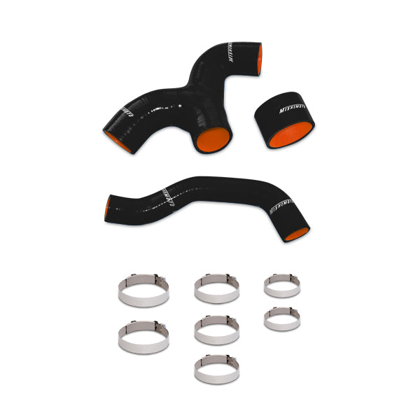 Mishimoto Subaru Impreza WRX Silicone Intercooler Hoses, 2001-2005 MMHOSE-SUB-INTBK