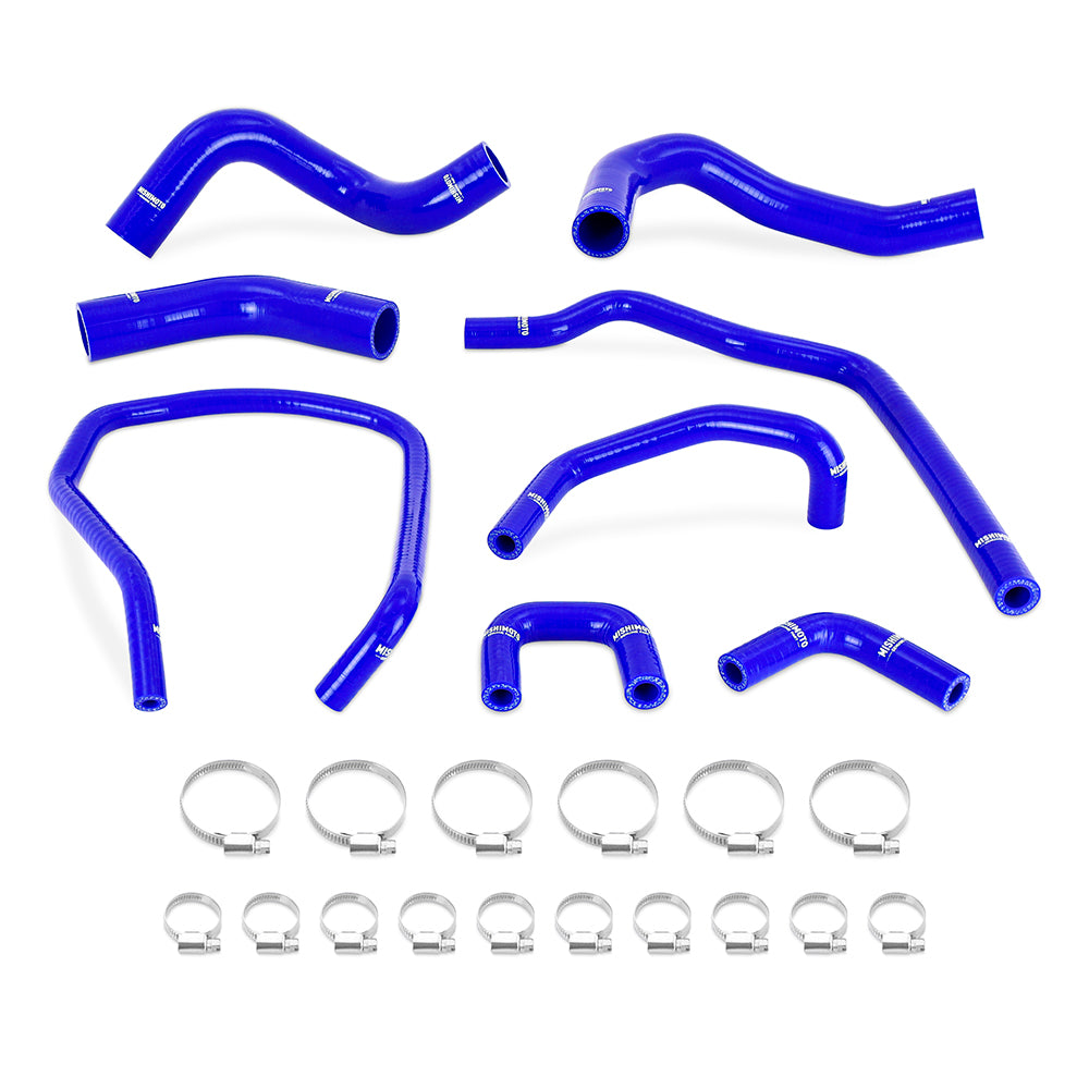 Mishimoto Silicone Radiator & Heater Hose Kit, fits Nissan Titan 5.6L 2004-2014, Blue MMHOSE-TTN-04BL