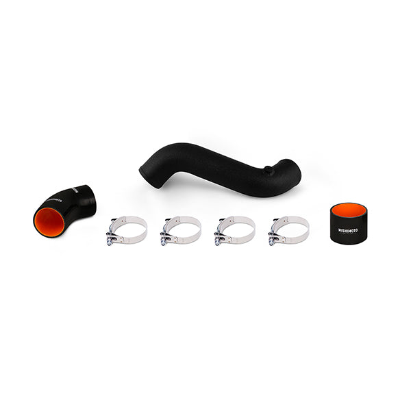 Mishimoto Ford Mustang EcoBoost Cold-Side Intercooler Pipe Kit, 2015+ Wrinkle Black MMICP-MUS4-15CWBK