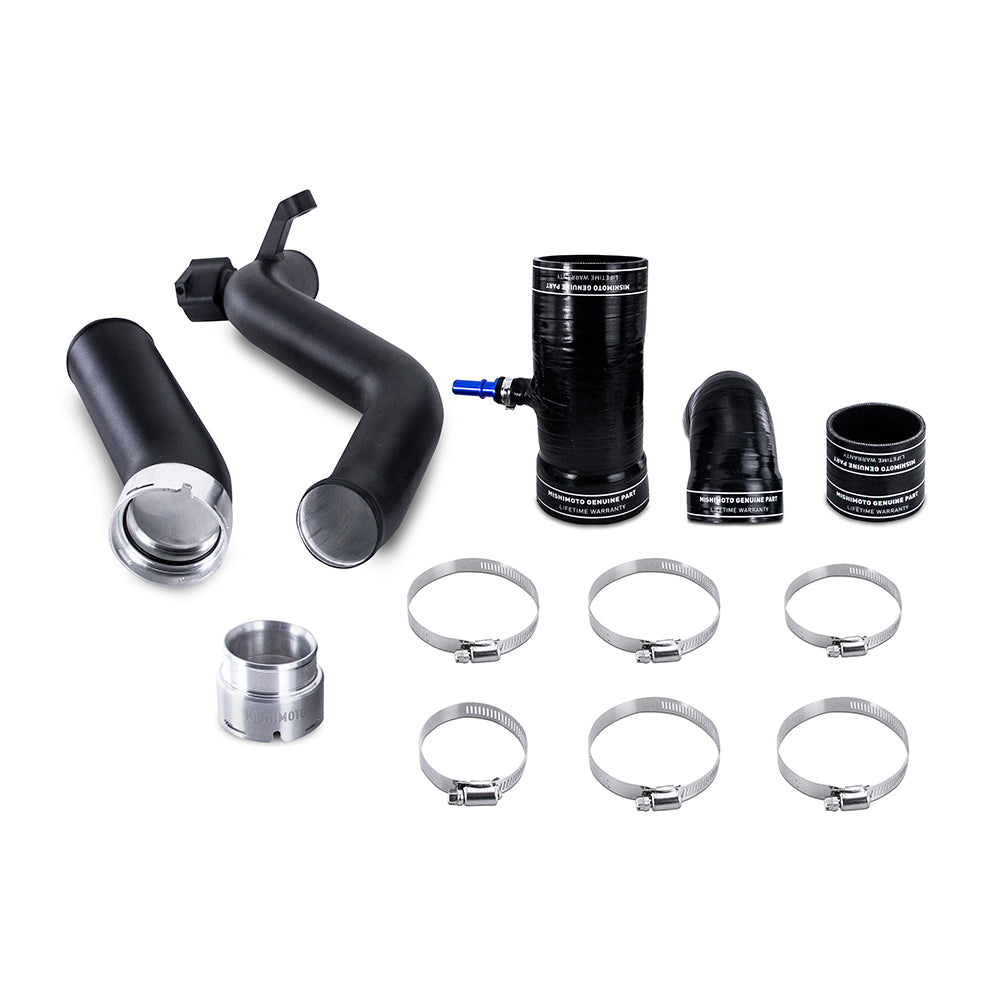 Mishimoto Intercooler Pipe and Boot Kit, fits Ford Ranger 2.3L 2019+, Micro-Wrinkle Black MMICP-RGR-19KMWBK