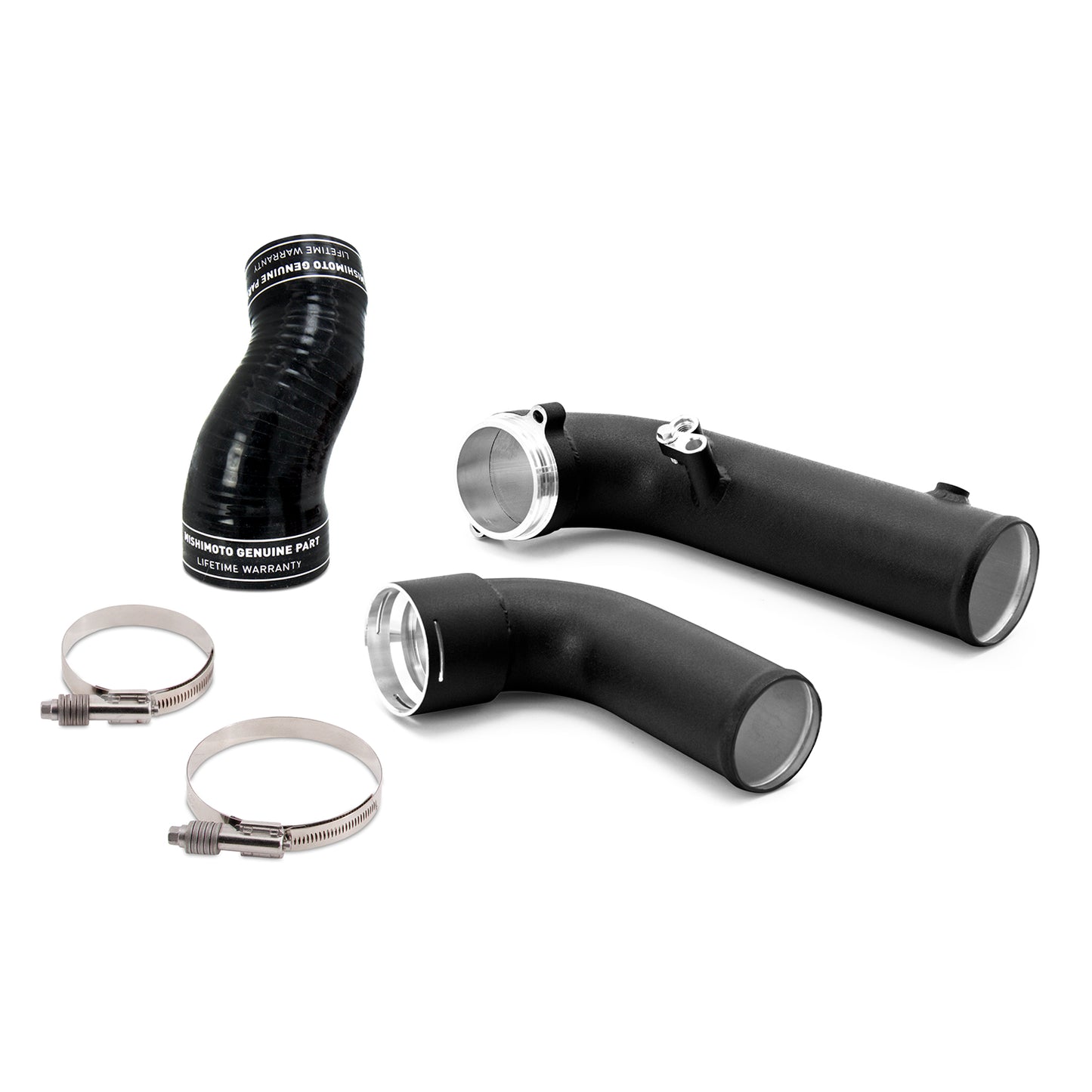 Mishimoto Performance Charge Pipe, Fits Toyota GR Supra 3.0L 2020+, Micro-Wrinkle Black MMICP-SUP-20BK
