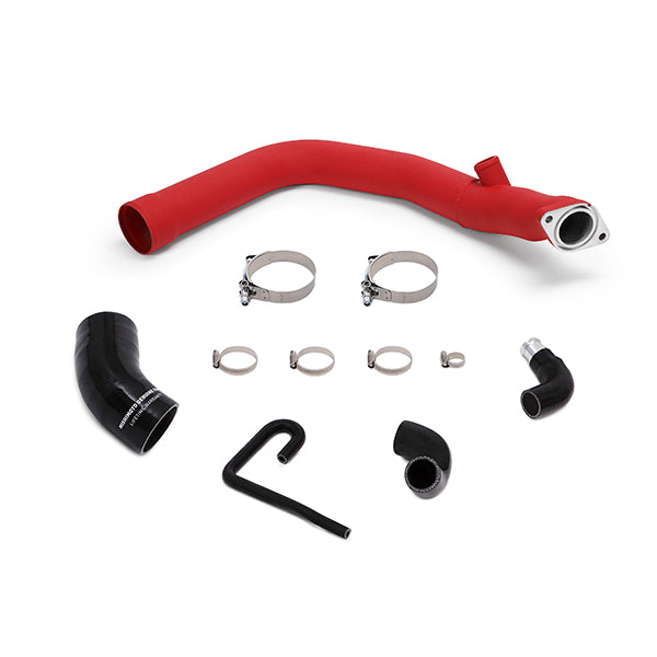Mishimoto Subaru WRX Charge-Pipe Kit, 2015-2021 Wrinkle Red MMICP-WRX-15WRD