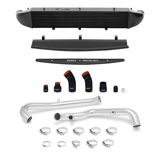 Mishimoto Ford Fiesta ST Intercooler Kit, 2014-2019 Polished Pipes, Black Cooler MMINT-FIST-14KPBK