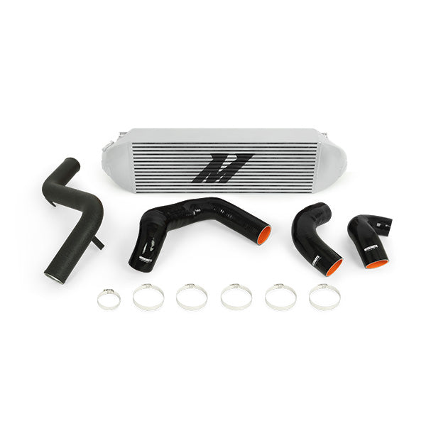 Mishimoto Ford Focus ST Intercooler Kit, 2013-2018, Silver Cooler, Black Pipes MMINT-FOST-13KBSL