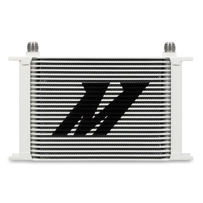 Mishimoto Universal 25-Row Oil Cooler, White MMOC-25WT